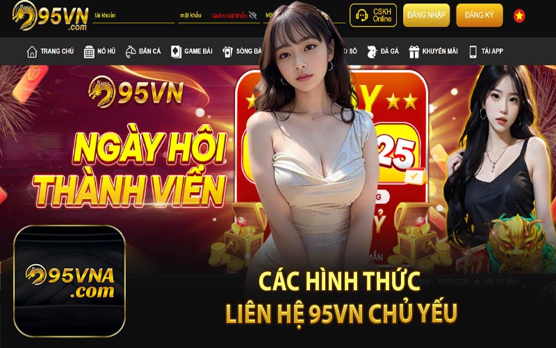 Các Hình Thức Liên Hệ 95VN Chủ Yếu